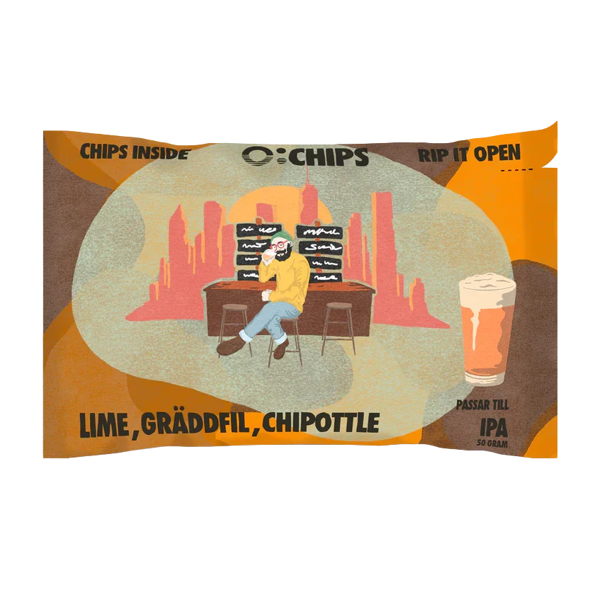Ö-Chips IPA - Lime, Creme fraiche, Chipotle 50g