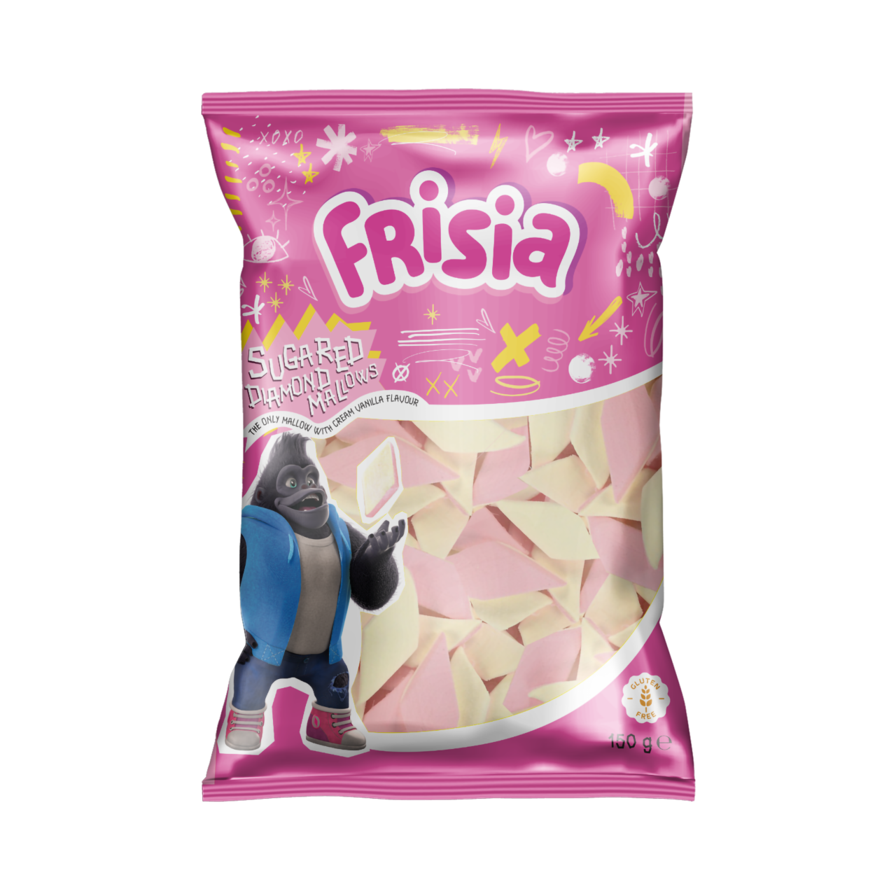 Frisia Sugared Diamond Mallows 150g