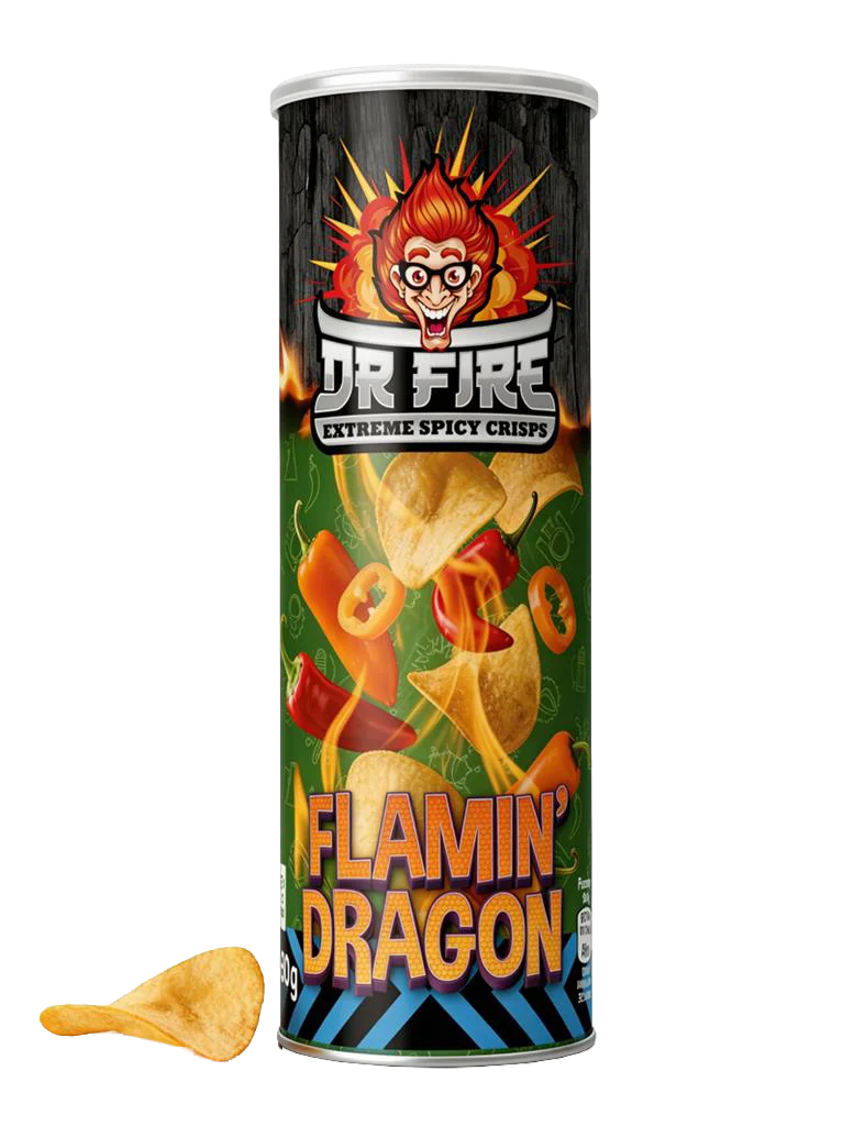 Dr Fire Crisps Flamin Dragon 80g