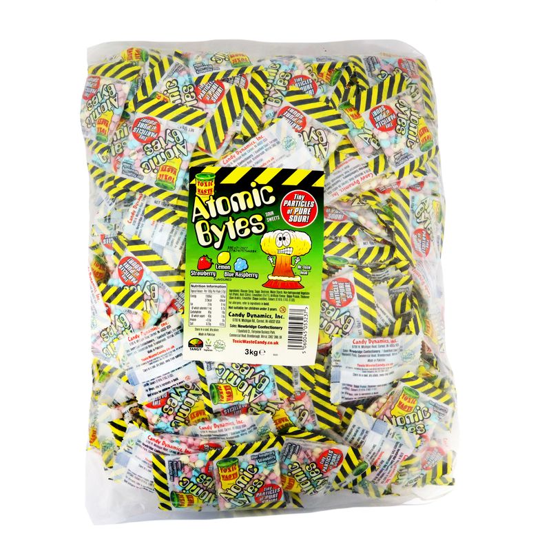 Toxic Waste Atomic Bytes Minipåsar 3kg