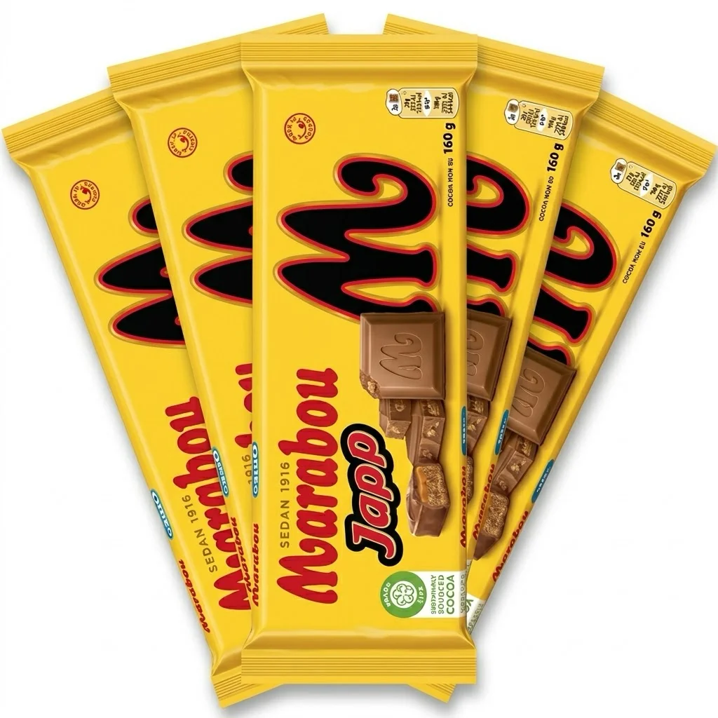 Marabou Chokoladebar Japp 160g x 5st