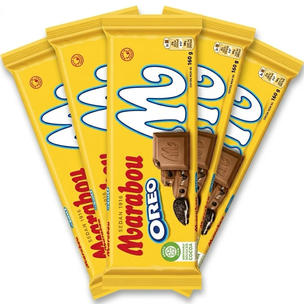 Marabou Chokoladebar Oreo 160g x 5st