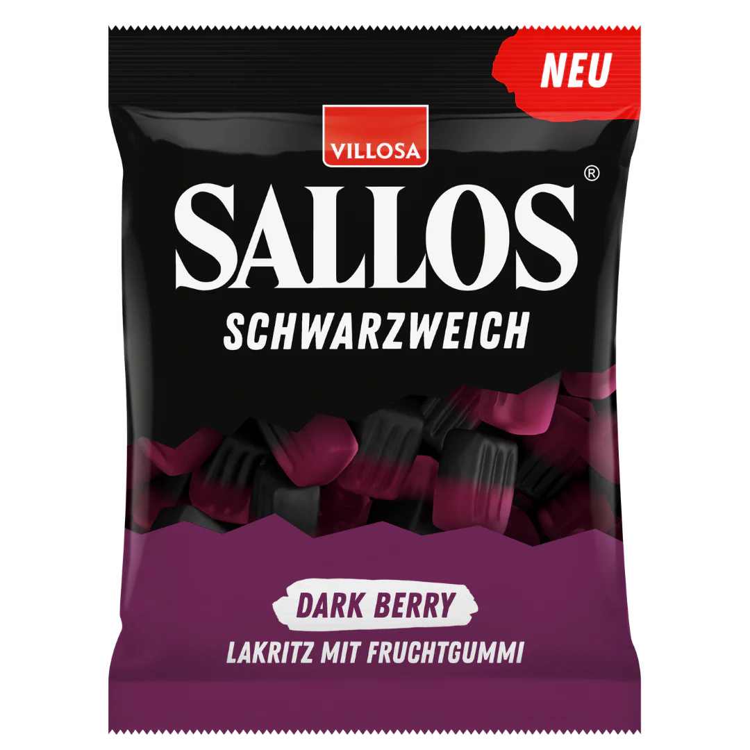Sallos Dark Berry Lakrits 200g