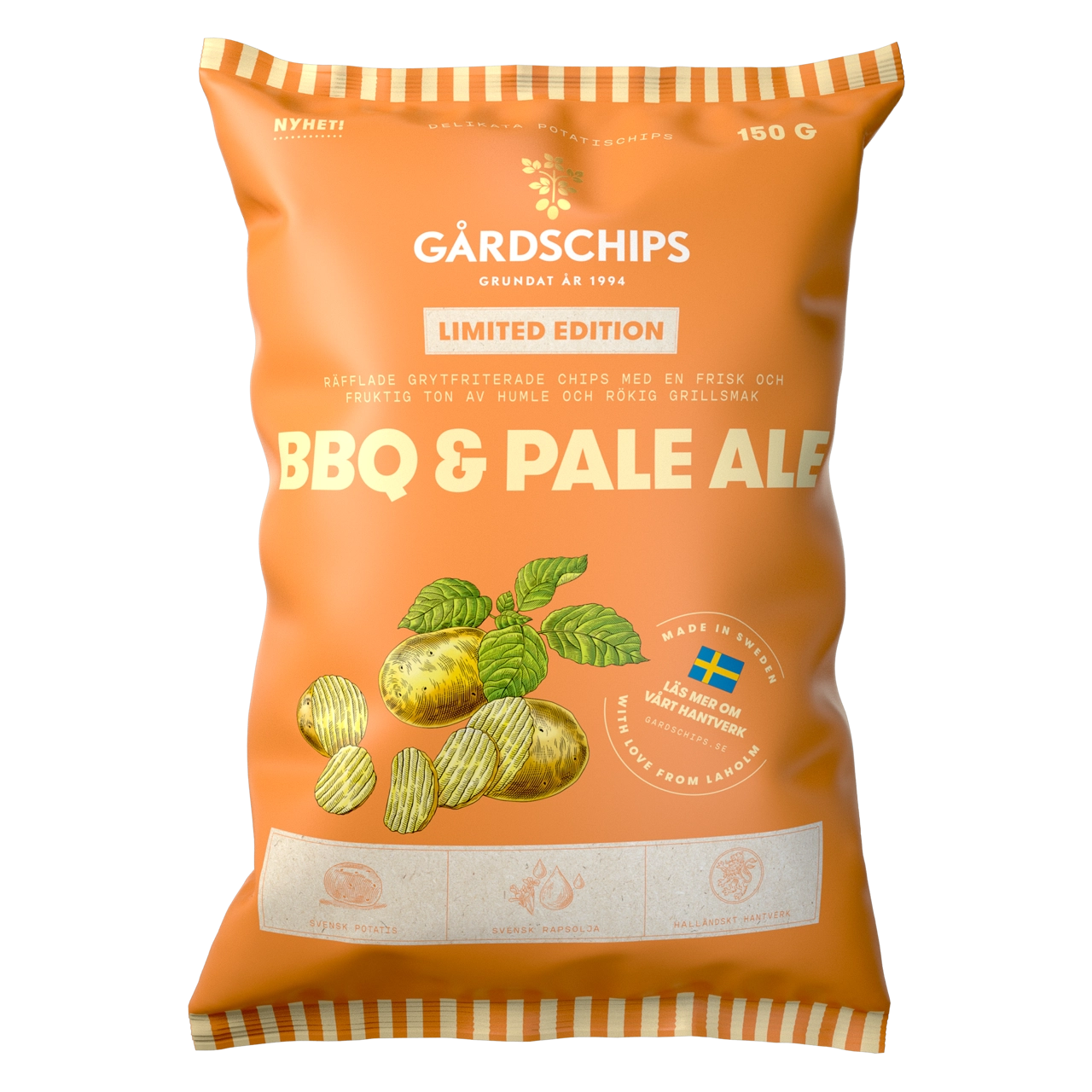 Gårdschips BBQ & Pale Ale Limited Edition 150g