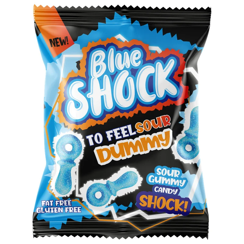 Blue Shock Sour Dummy 80g