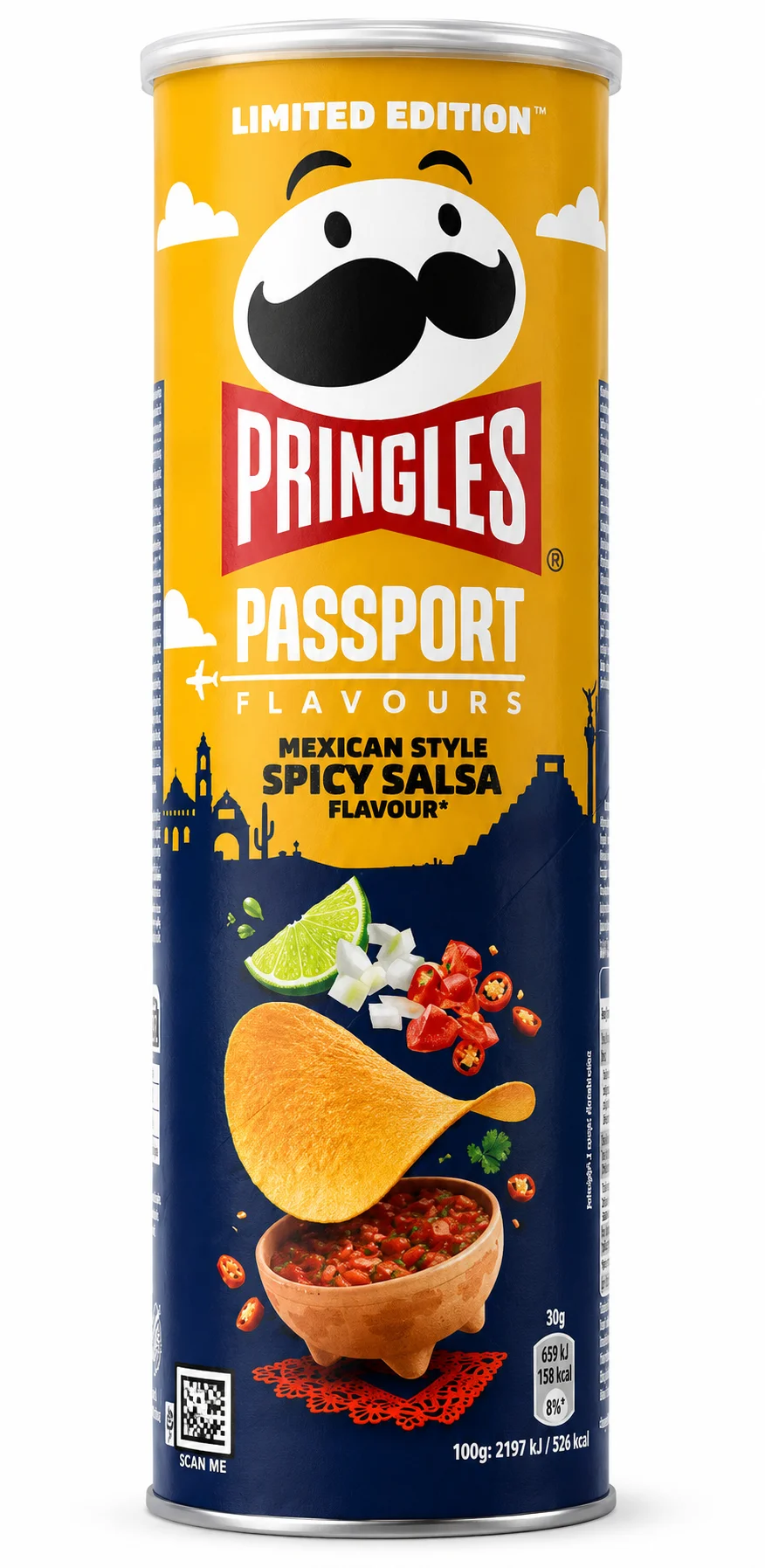 Pringles Mexican Style Spicy Salsa 165g