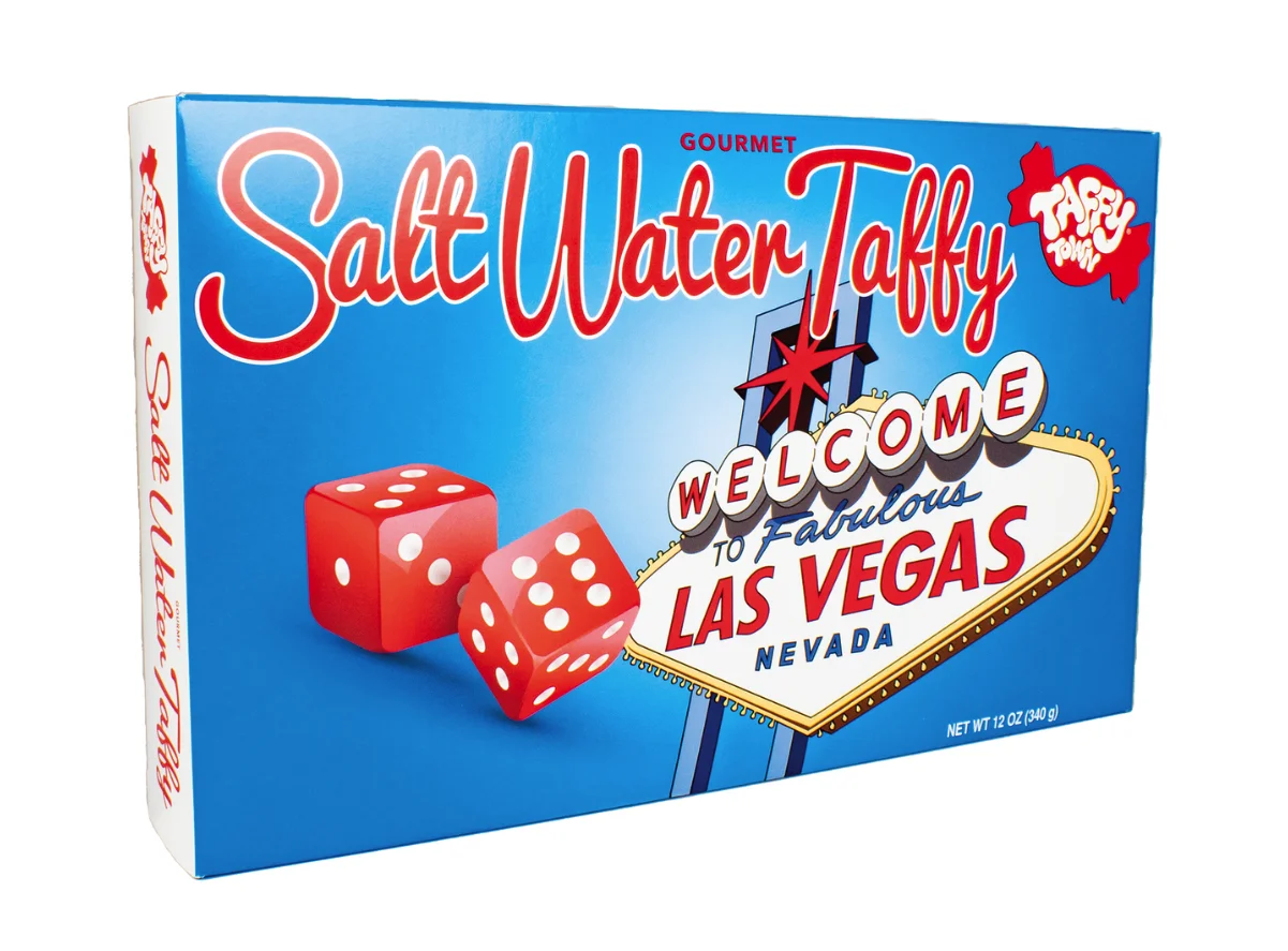 Taffy Town Salt Water Taffy Las Vegas Gift Box 340g