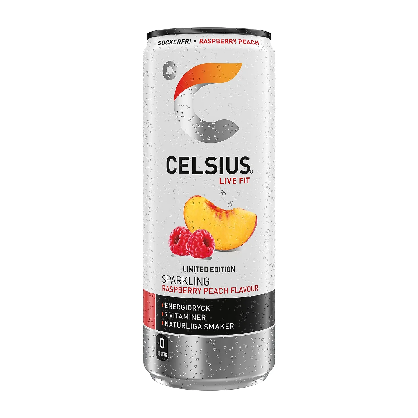 Celsius Raspberry Peach 25cl