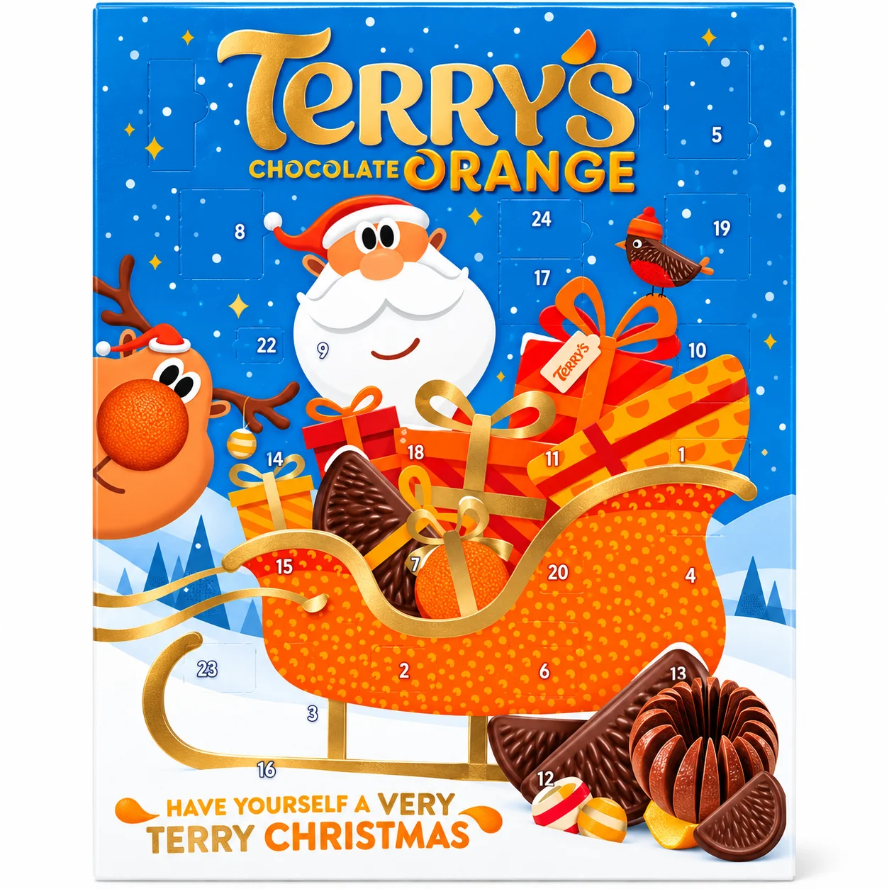 Terrys Chocolate Orange Adventskalender 106g