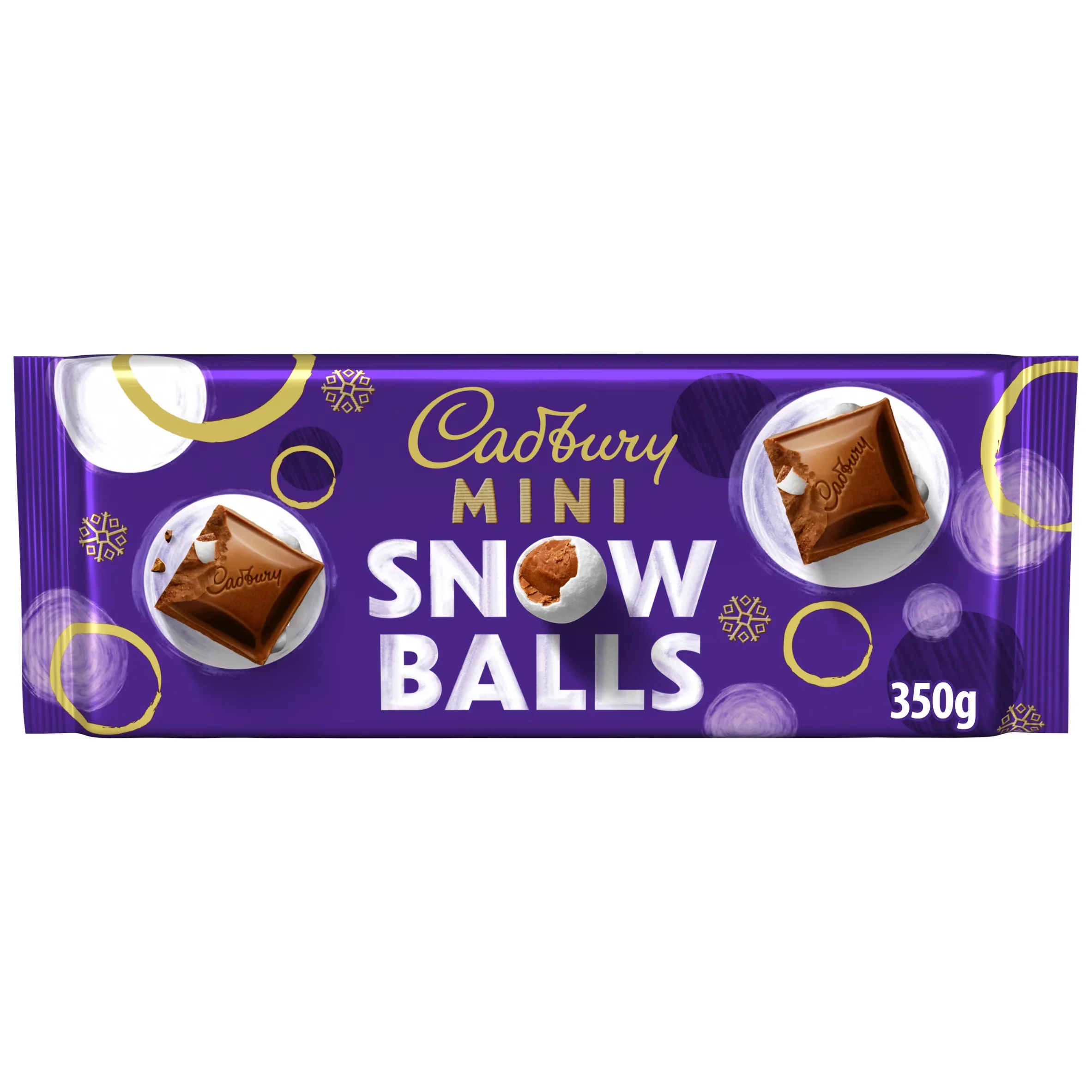 Cadbury Mini Snowballs Chokladkaka 350g