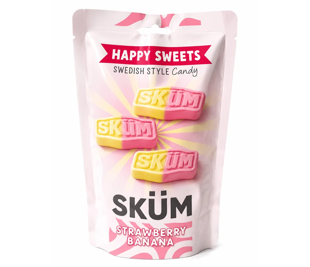 Happysweets Sküm Strawberry Banana 145g