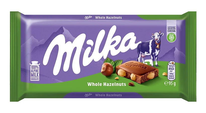 Milka Mælkechokoladebar Karamel Creme 100g